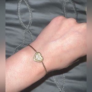 Michael Kors Heart Slider Bracelet in Gold